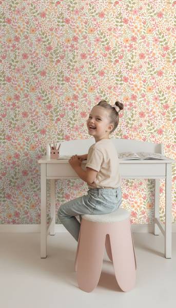 Tapete 131939 Pink - Papier - 53 x 1005 x 53 cm