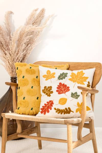 Kissenhülle PUMPKIN Gelb - Polyester - 45 x 1 x 45 cm