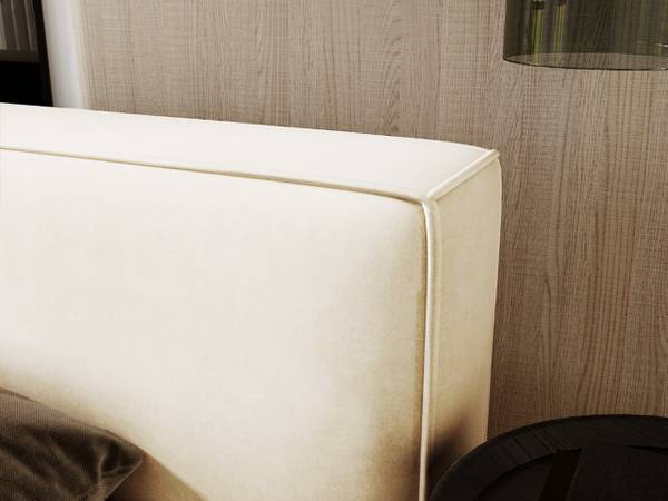 Polsterbett MALI Beige - Liegefläche Breite: 180 cm
