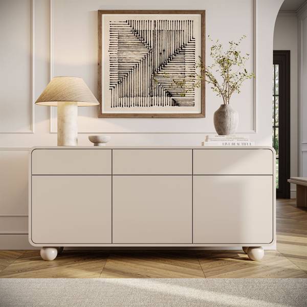 Kommode OLIVIO KSZ160 Beige - Holzwerkstoff - 160 x 75 x 39 cm