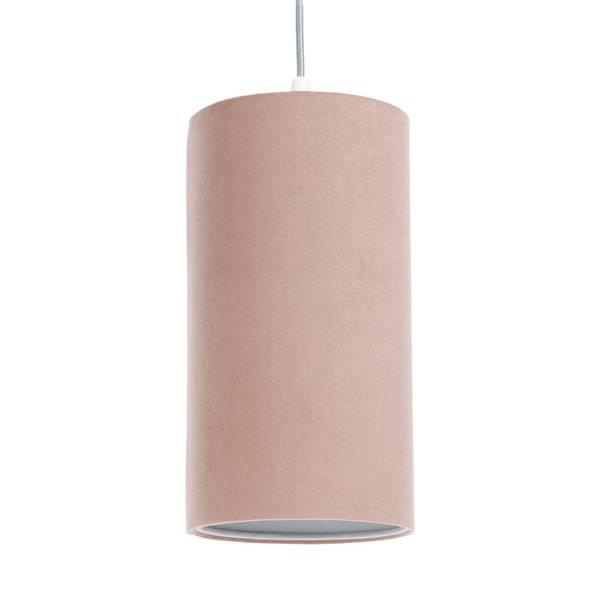 Suspension Tube Jasmin Rose vieilli - Gris lumineux - Hauteur : 25 cm