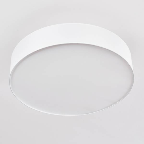 Deckenleuchte Mels Silber - Weiß - 63 x 22 x 63 cm