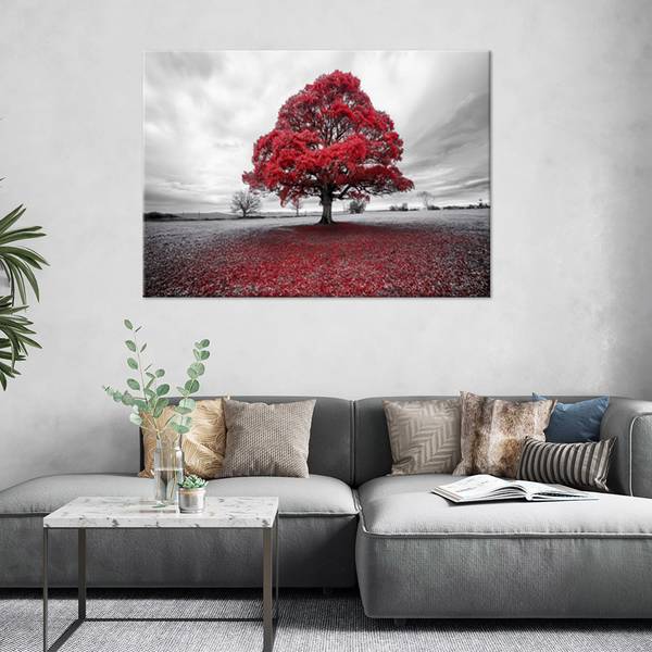Wandbild baum landschaft landschaft 60 x 40 cm