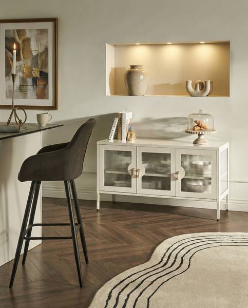Kantoorkast GLEORA beige - 120 x 65 x 40 cm