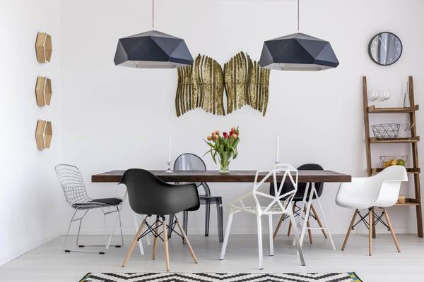 Wanddeko Abstrakt Nid Gold - Metall - 88 x 63 x 16 cm