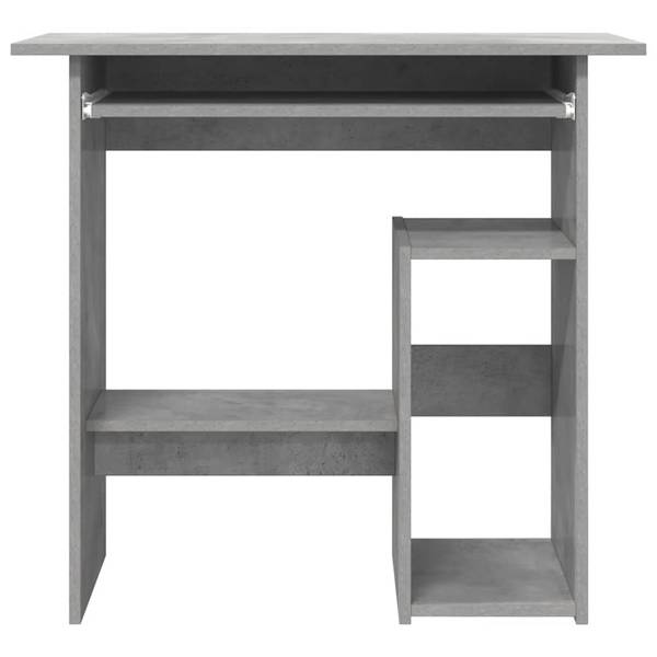 Schreibtisch 3000627 Grau - Holzwerkstoff - 45 x 74 x 80 cm