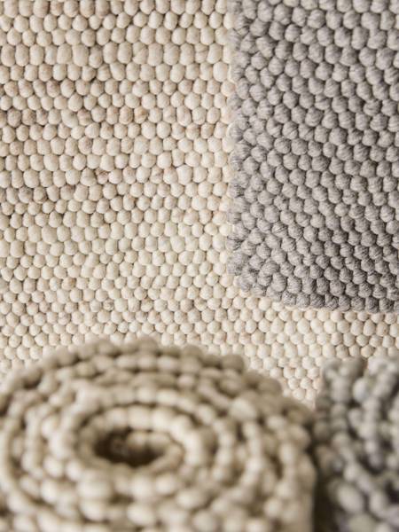 Tapis de laine Beads Gris - 120 x 170 cm