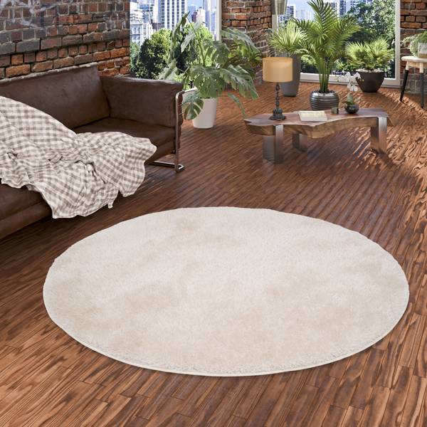 Hochflor Shaggy Teppich Feeling Mix Rund kaufen