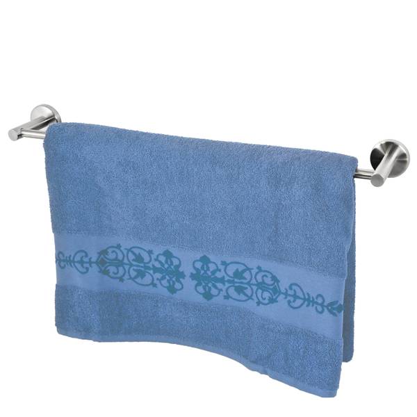 Badetuchstange Piazza 91552 Silber - Metall - 76 x 6 x 6 cm