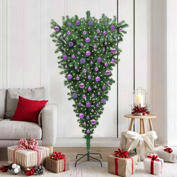 Künstlicher Weihnachtsbaum 3009454-4 Grün - Violett