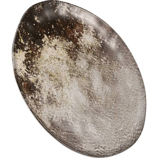 Assiettes à dessert Savannah (lot de 4) Marron - Céramique - 20 x 2 x 20 cm