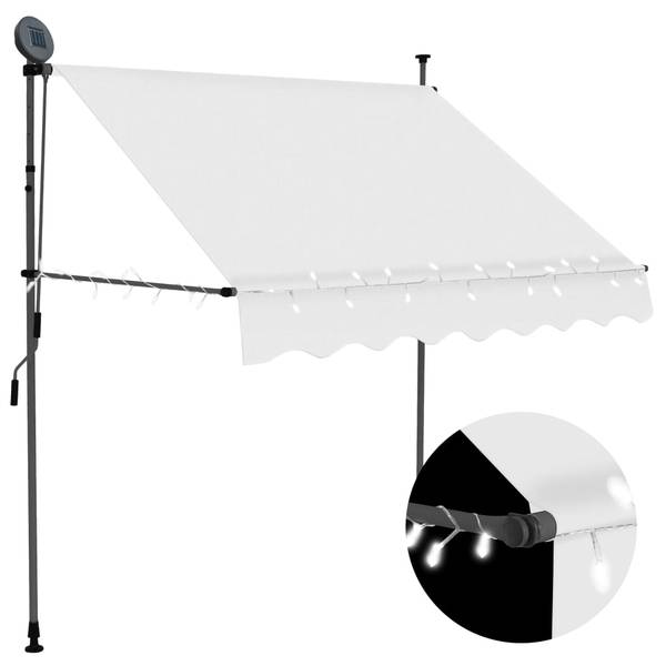 Auvent rétractable 3000948-1 Largeur : 100 cm