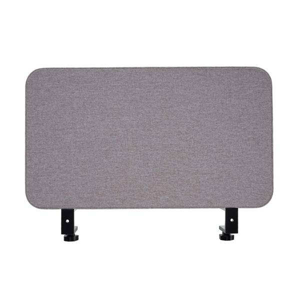 Tafelwhiteboard G74 grijs - wit - polyester - gesatineerd glas - 35 x 60 x 3 cm