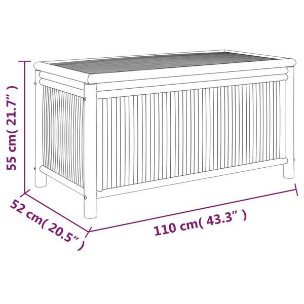 Gartentruhe 3017858 Breite: 110 cm