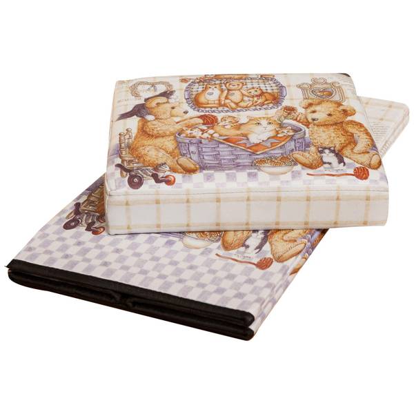 Pouf - Ours en peluche Cuir synthétique - 32 x 60 x 32 cm