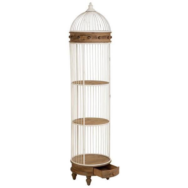 Regal 4523351400 Braun - Metall - 40 x 176 x 40 cm