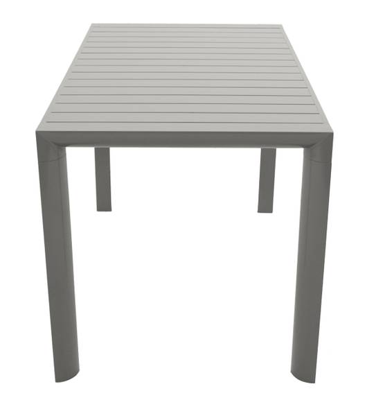 Gartengarnitur BAGO 5-teilig Schwarz - Grau - Aluminium - 70 x 74 x 120 cm