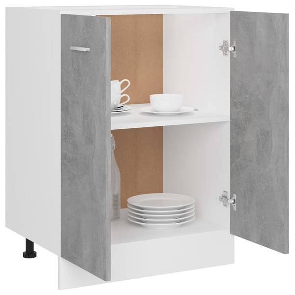 Hangende Kast 3016496-1 grijs - steengrijs - 60 x 82 x 46 cm