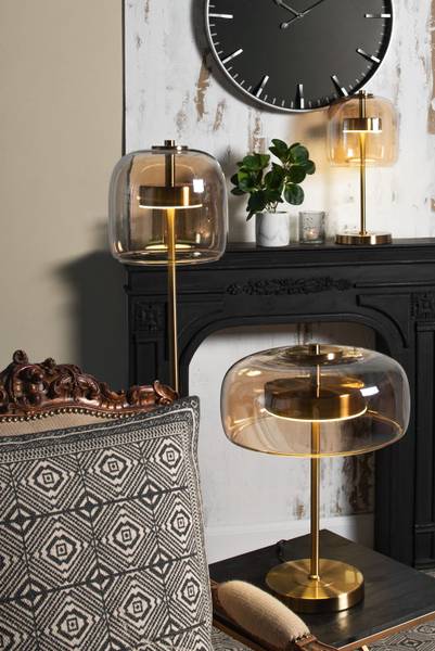 Theelichthouder Adon glas - 8 x 10 x 8 cm