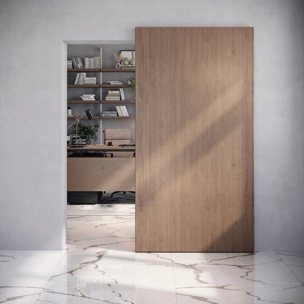 Beschlag für Schiebetür Wall Metall - 4 x 2 x 113 cm