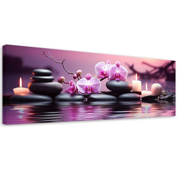Wandbild zen-komposition spa 120 x 40 cm