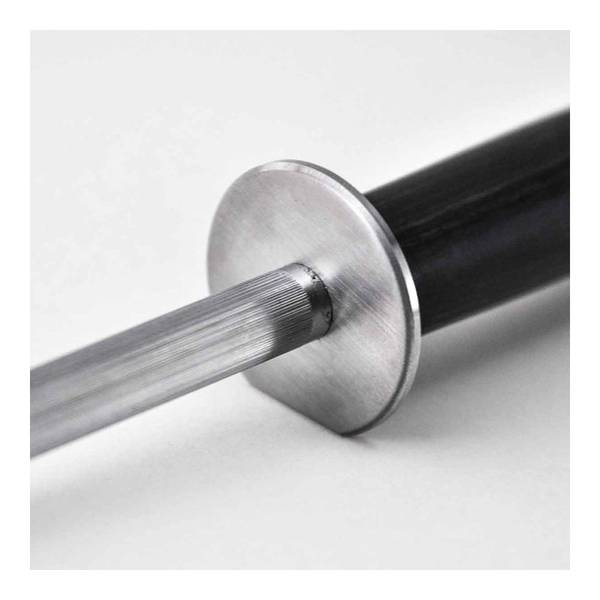 Wetzstahl KT-AC-002 Schwarz - Edelstahl - 1 x 1 x 35 cm