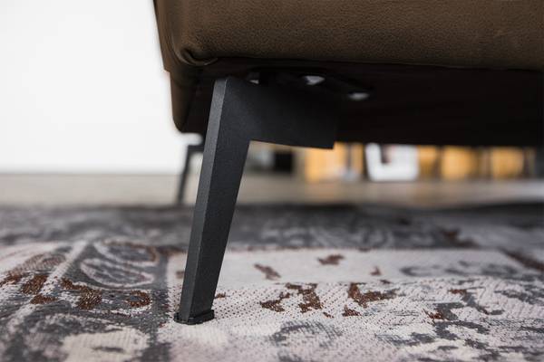 Ecksofa BLOOM Dunkelbraun - Armlehne davorstehend links - Ecke davorstehend links