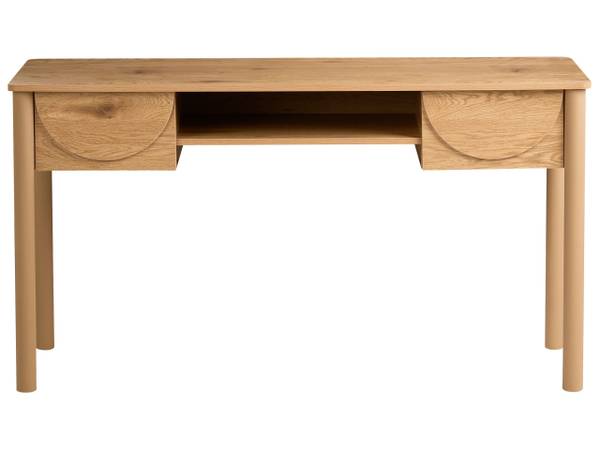 Bureau SENDRA bruin - plaatmateriaal op houtbasis - 140 x 75 x 50 cm