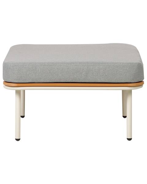 Repose-pied SENISE Marron - Gris - Blanc - Métal - 74 x 43 x 74 cm