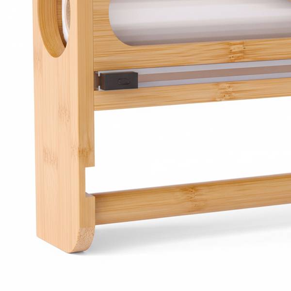 Wandrollenhalter Küche Braun - Holzverbundwerkstoff - 35 x 27 x 7 cm