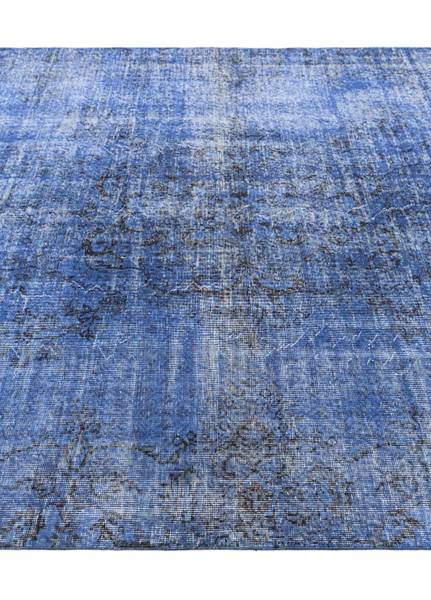 Tapis Ultra Vintage CXXXIX Bleu - Laine - 203 x 1 x 312 cm