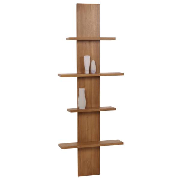 Étagère murale en teck M72 Marron - Teck - 56 x 151 x 15 cm
