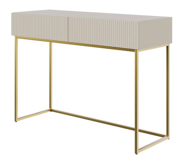 Schminktisch VELDIO Gold - Taupe