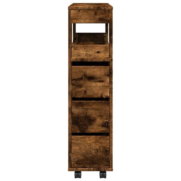 Badezimmerschrank schmal 3043024 Raucheiche Dekor