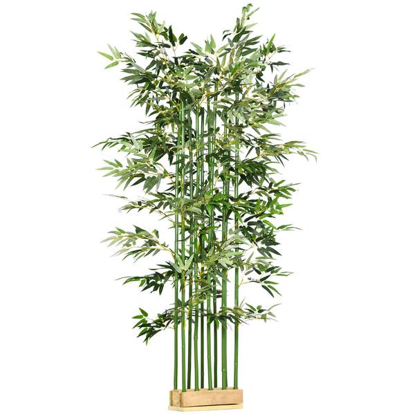 Künstlicher Bambus BB4822 Grün - Kunststoff - 35 x 180 x 35 cm