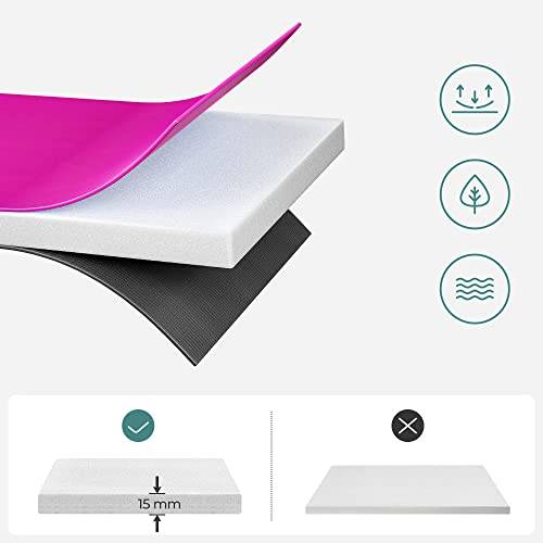Trampoline Bissau Rose foncé - Matière plastique - 305 x 12 x 305 cm