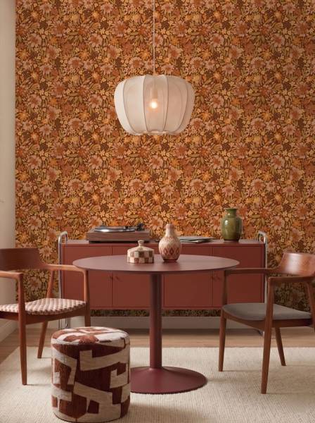 Tapete 132196 Orange - Papier - 50 x 900 x 50 cm
