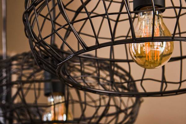 Hängelampe LIMEIRA Schwarz - Metall - 170 x 150 x 34 cm