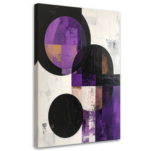 Wandbild Kreise 40 x 60 cm