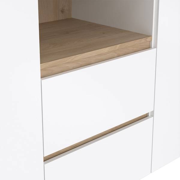 Sideboard Next Braun - Holz teilmassiv - 149 x 89 x 49 cm