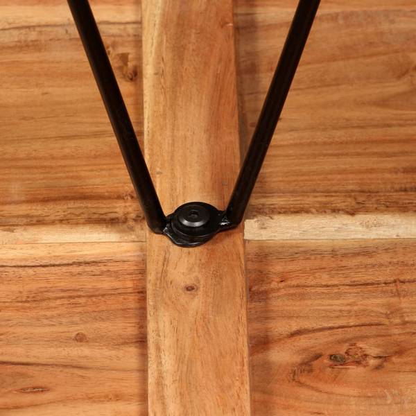 Bar-Set 275128 (3-teilig) Braun - Akazie - Stahl - 60 x 107 x 60 cm