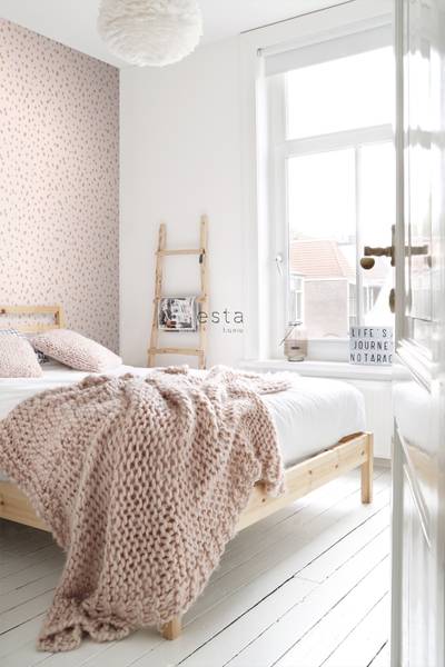 Tapete 139199 Pink - Fleece - 53 x 1005 x 53 cm