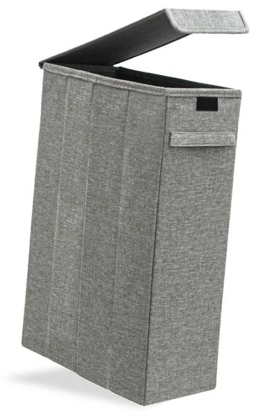 Wäschekorb Semoro 50L Grau - Kunststoff - 20 x 60 x 40 cm