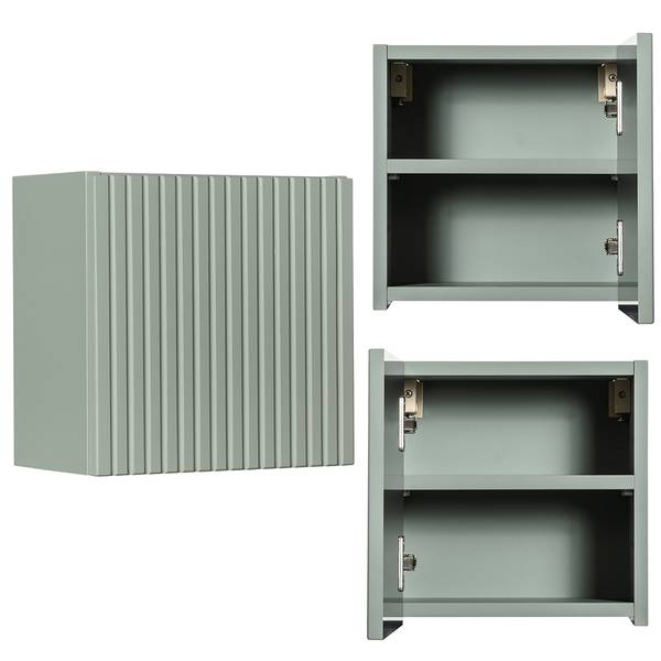 Badmöbel-Set NEWPORT-56-13 6er-Set Grün - Holzwerkstoff - 200 x 200 x 40 cm