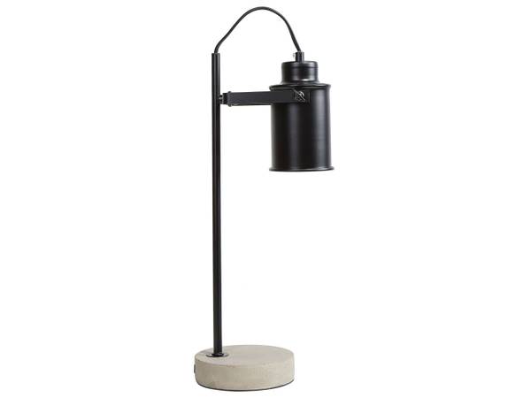 Tischlampen MUNDAKA Schwarz - Grau - Metall - 13 x 37 x 13 cm