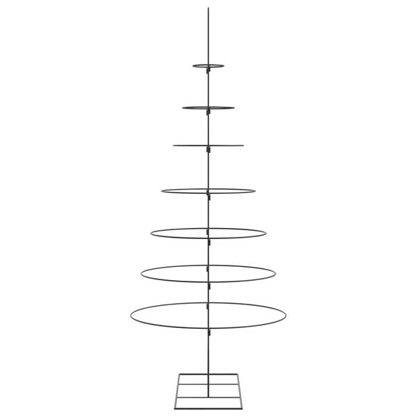 Metalen Kerstboom 3031926 zwart - 85 x 210 x 95 cm