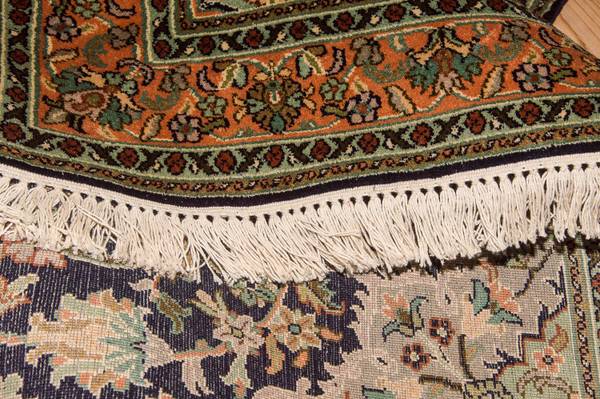 Orientteppich Premium Blau - Seide - 95 x 1 x 156 cm