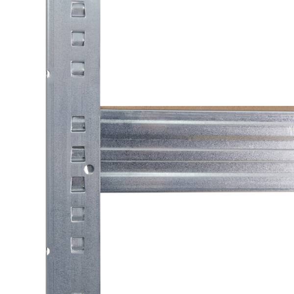 Schwerlastregal PRO Silber - 80 x 40 cm