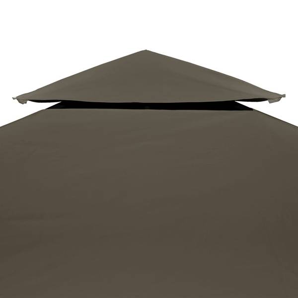 Pavillon-Dachplane 3006390-2 Grau - Polyester - 300 x 1 x 400 cm