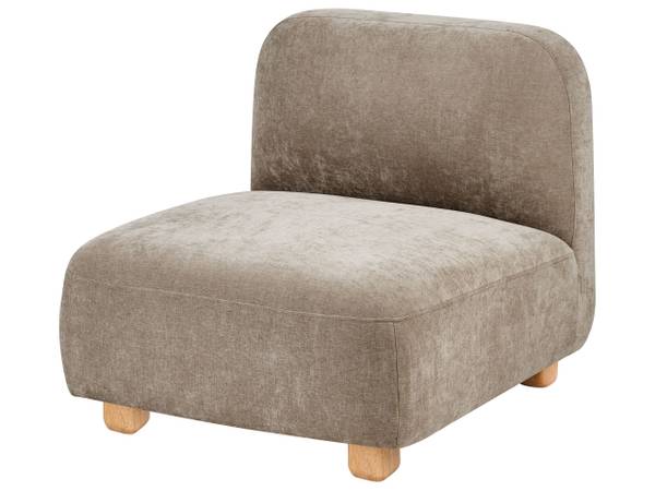Sofaelement AMLI Beige - Braun - Durchmesser: 87 cm